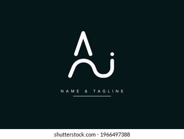 Alphabet Letters Monogram Logo AI Or IA