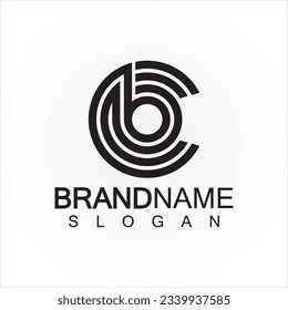 Alphabet letters monogram logo CB,BC,B and C, elegant and Professional letter icon design 