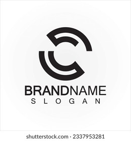 Alphabet letters monogram logo CS,SC,S and C, elegant and Professional letter icon design 