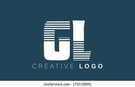 
Alphabet Buchstaben Monogramm Logo GL,LG,G und L
