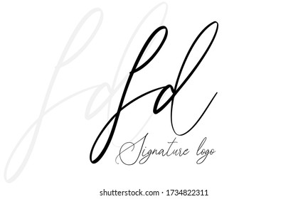 Alphabet Buchstaben Monogramm Logo Symbol FB,BF,F und B
