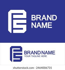 Alphabet-Buchstaben Monogramm-Logo PS, SP, P und S, elegantes und Professionelles Buchstaben-Icon-Design