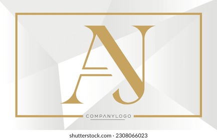 Alphabet Letters AN or NA Logo Monogram