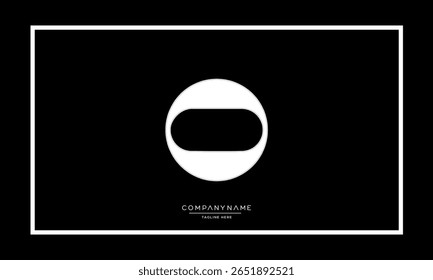 Letras alfabéticas O ou OO monograma do logotipo