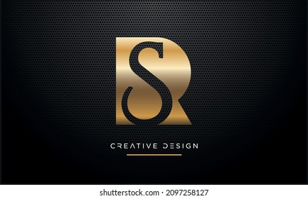 Alphabet Letters RS or SR Abstract Icon Logo Monogram vector	