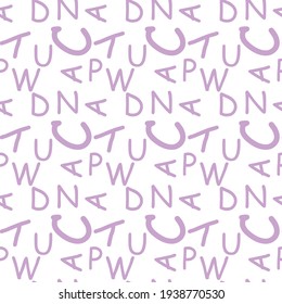 Alphabet letters seamless pattern.Can be used for posters,school projects,textile,scrap booking.