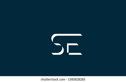 alphabet letters SE,ES,E and S symbol logo 