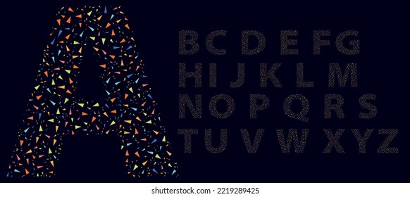 Alphabet Letters Spark Color Fill Set