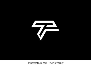 Alphabet Buchstaben TF, FT, T, F Firmenlogo Erstmalige Monogramm-Vektorgrafik.
