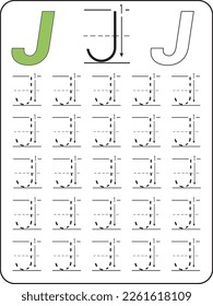 Alphabet letters Tracing Worksheet. ABC Activities and Exercises for kids. Activity for pre-schoolers and kindergarten. Letters A-Z. English for kids. Hand Writing for kids.