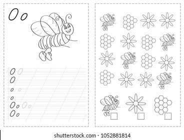 Alphabet Letters Tracing Worksheet With Russian Alphabet Letters - Wasp