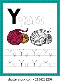 Alphabet letters tracing worksheet Trace the alphabet activity page