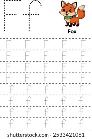 Alphabet letters tracing worksheets for kids. Educational and fun printable pages with ABC activities and exercises. Ideal for preschool and kindergarten children to practice handwriting and enhance t