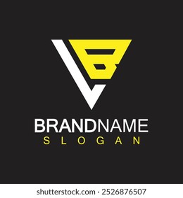 Designvorlage für Alphabet-Buchstaben VB oder BV-Logo