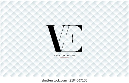 Letras Alfabetizadas VE, Icono de diseño de logotipo EV