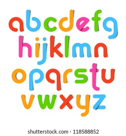 Alphabet letters. Vector.