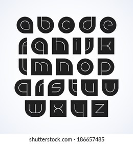 Alphabet letters. Vector.