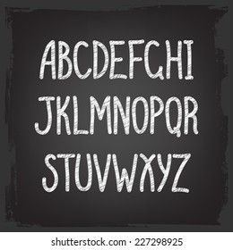 Alphabet letters. Vector.