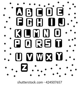 Alphabet Letters Vector