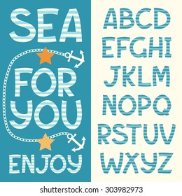 Alphabet letters. Vector. Background of doodles. Freehand drawing.