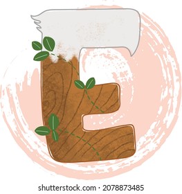 Alphabet Letters in Woodland Theme