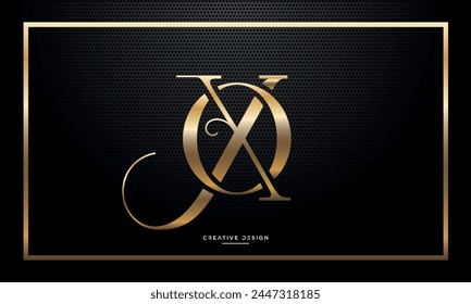 
Buchstaben XO oder OX Initialen Logo Monogramm