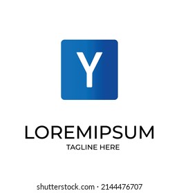 Letras alfabéticas Y logotipo del monograma