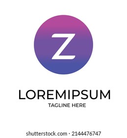Alphabet letters z Initials Monogram logo