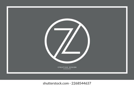 Alphabet Letters ZO or OZ Logo Icon Monogram