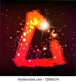 Alphabet  Lights. Letter