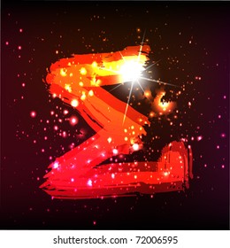 Alphabet  Lights. Letter