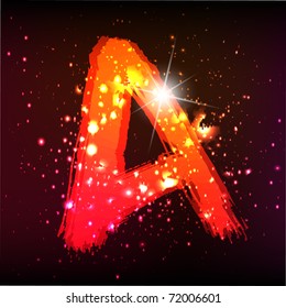 Alphabet  Lights. Letter