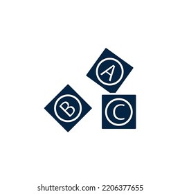 Alphabet line icon. Simple element illustration. Alphabet concept outline symbol design.