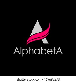 Alphabet A Logo 02 available in vector/illustration