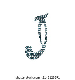 Alphabet Logo-Farbbild-Vektordesign