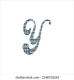 Alphabet Logo Colorful Icon Vector Design