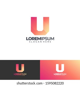 Alphabet logo concept simple elegant logo v