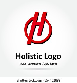 alphabet logo design element for business logo corporate identity