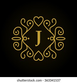 alphabet logo design element for business logo corporate identity