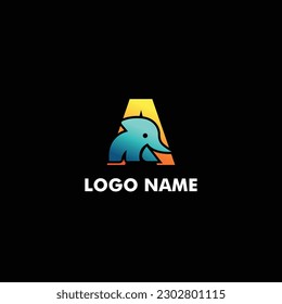 Alphabet logo design vector illustration