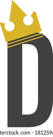 Alphabet Logo Designs with crown