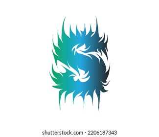 Elementos de plantilla de diseño de iconos de logotipo de alfabeto.