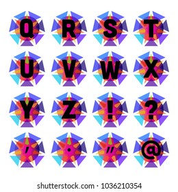 alphabet logo and icon template