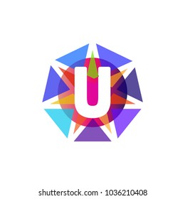alphabet logo and icon template