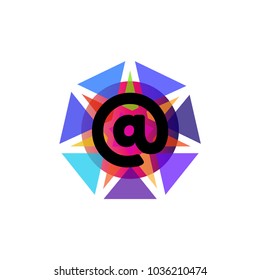 alphabet logo and icon template