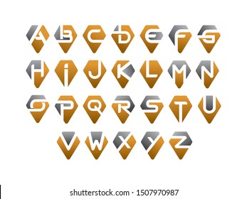 Alphabet logo or symbol template design