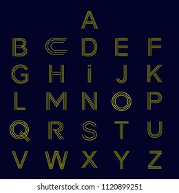 alphabet logo template