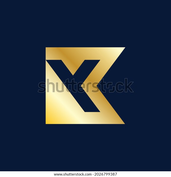 Alphabet Logo That Combines 2 Letters Stock Vector (Royalty Free ...