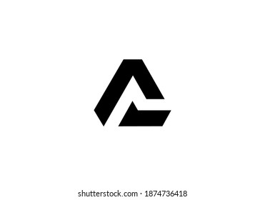 Alphabet Ein Logo, Vektordesign