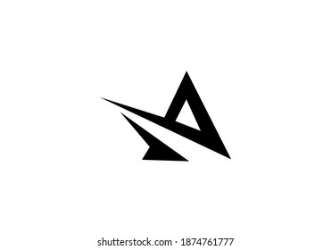 alfabeto un diseño de vector de logotipo